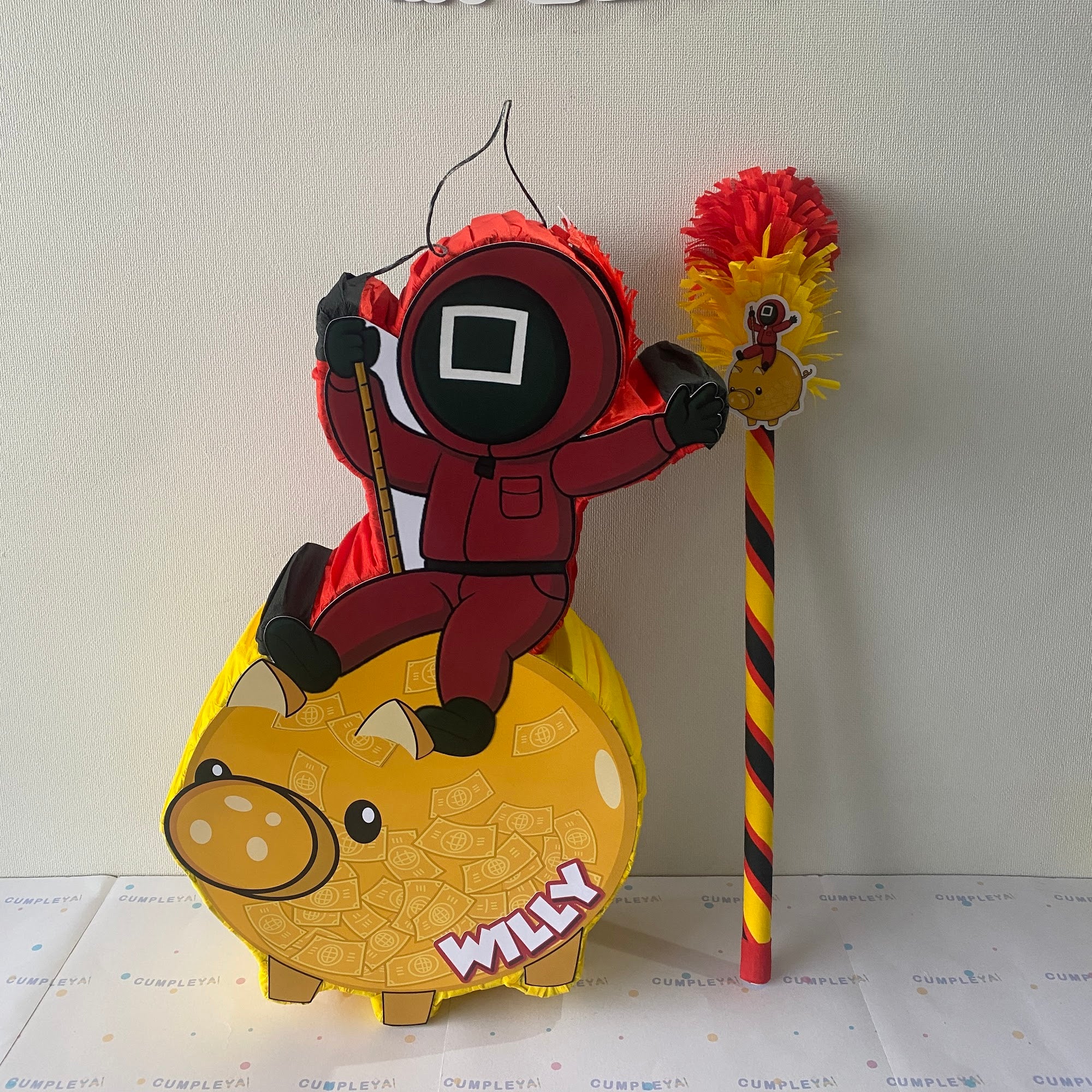 PIÑATA 60 CM XL JUEGO DEL CALAMAR