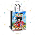 BOLSA SORPRESA 16 × 21 × 8 CM CASA DE MICKEY