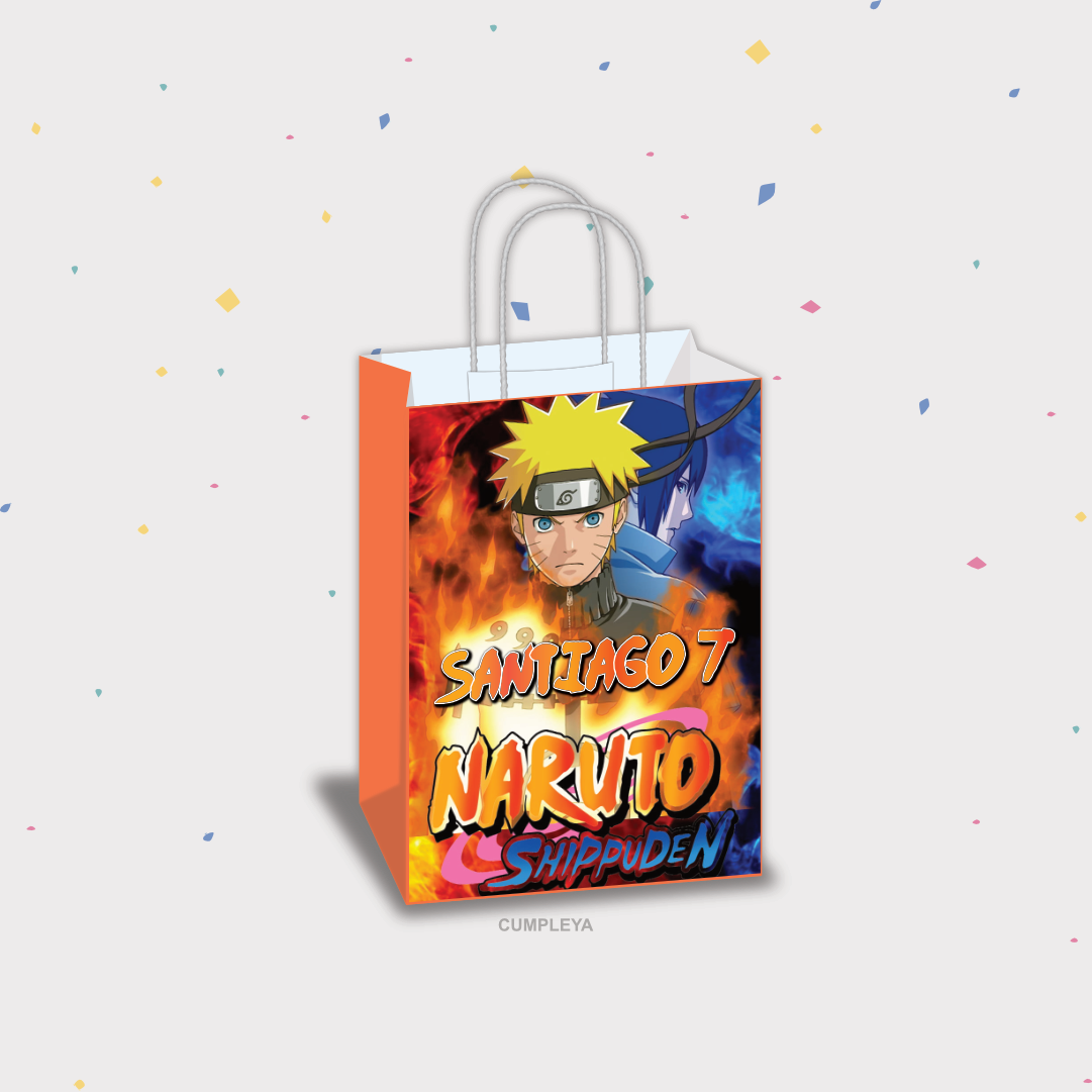 BOLSA SORPRESA 16 × 21 × 8 CM NARUTO
