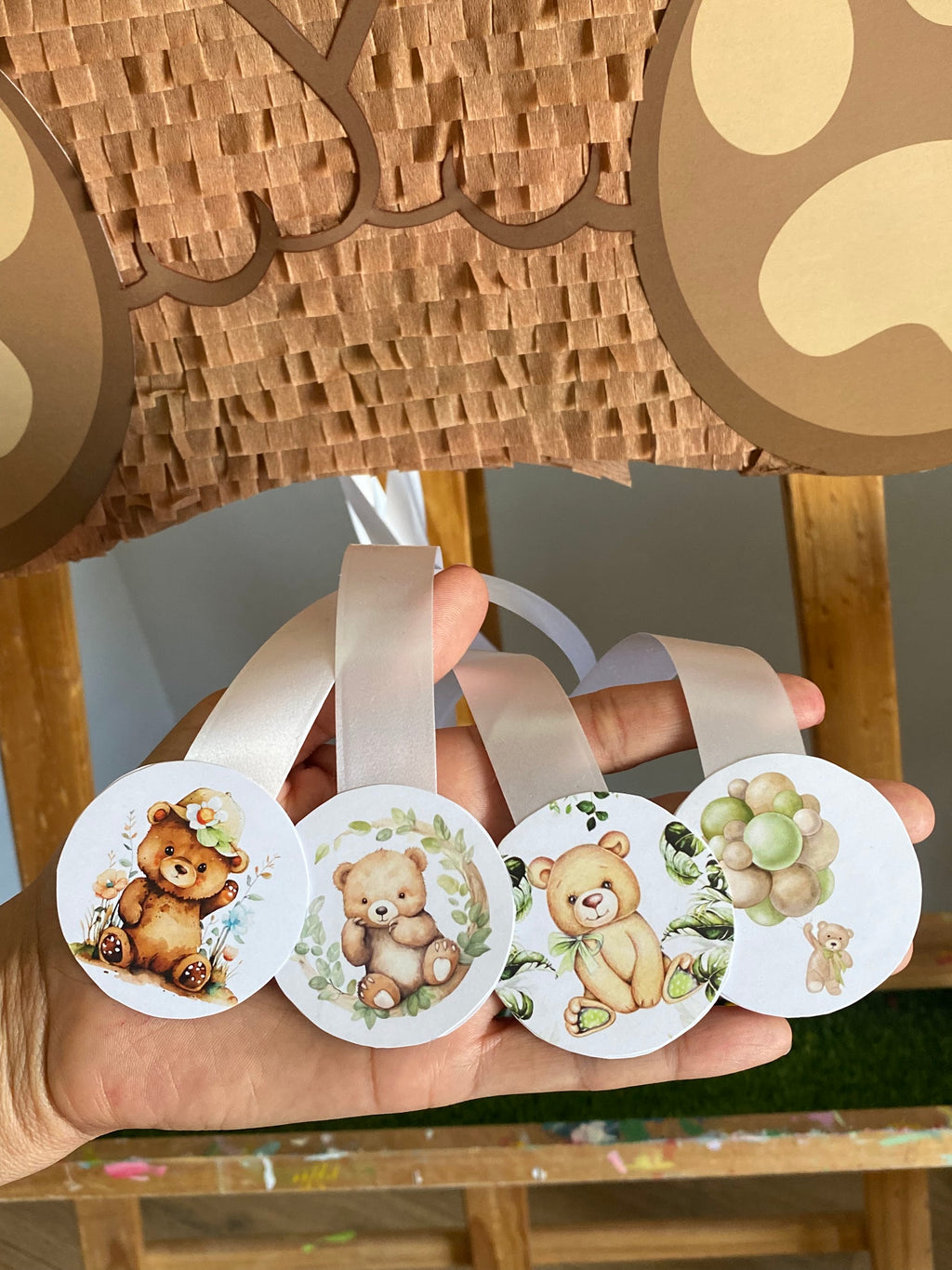 PIÑATA OSO 60CM PREMIUM