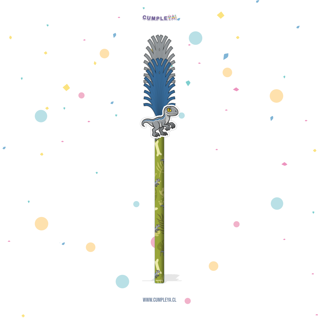 BASTÓN VELOCIRRÁPTOR BLUE BEBÉ PARA PIÑATA