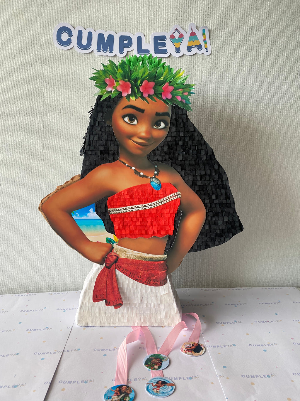 PIÑATA MOANA ADULTA 60CM PREMIUM