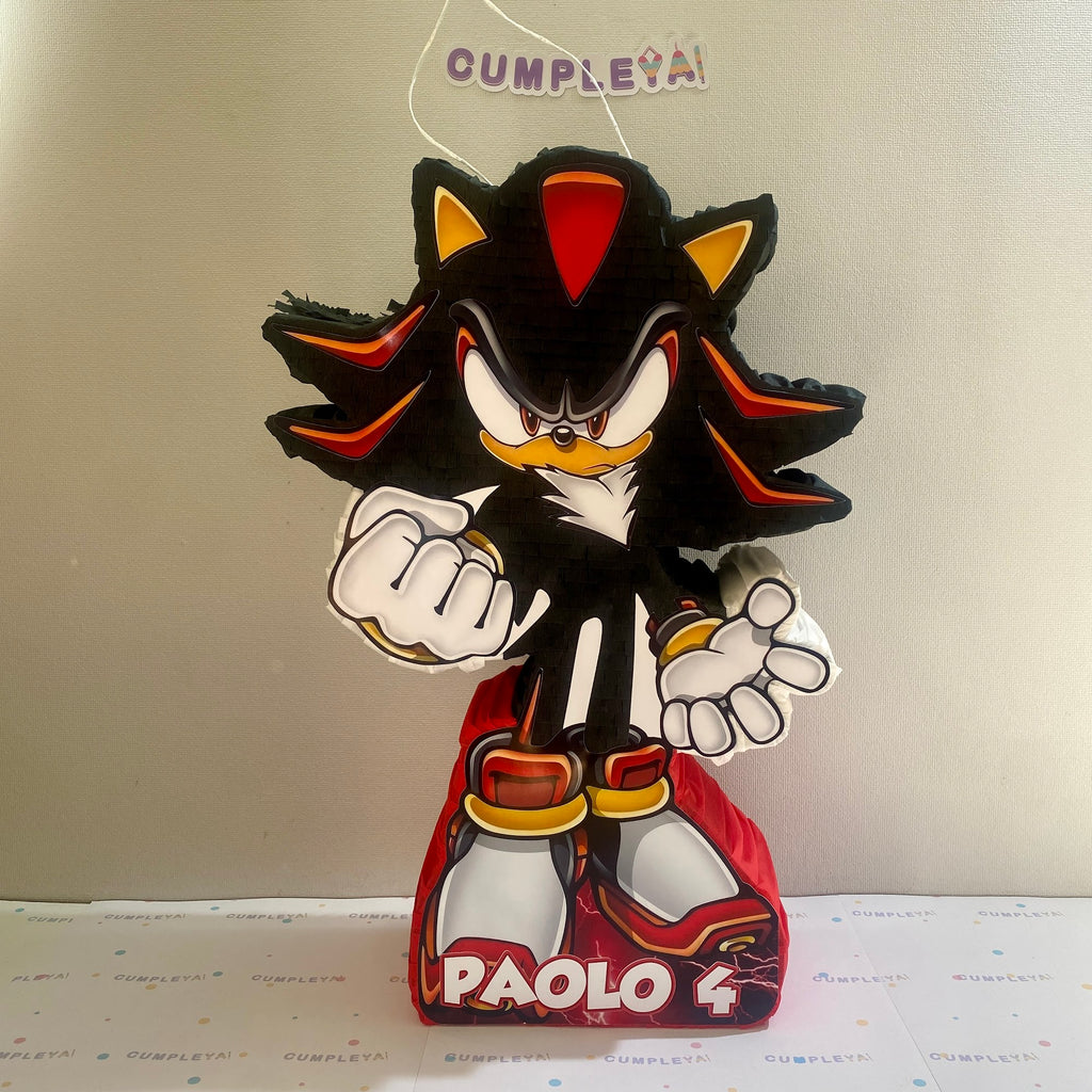 PIÑATA SHADOW DE SONIC 60CM PREMIUM
