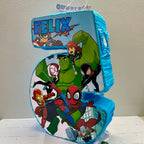 PIÑATA 60 CM XL NUMERO 5 LOS VENGADORES
