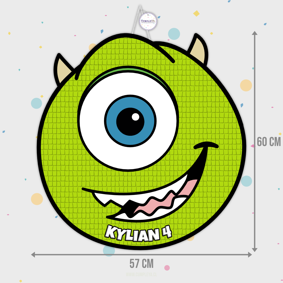 PIÑATA MAWASOSKY MONSTER INC 60CM PREMIUM