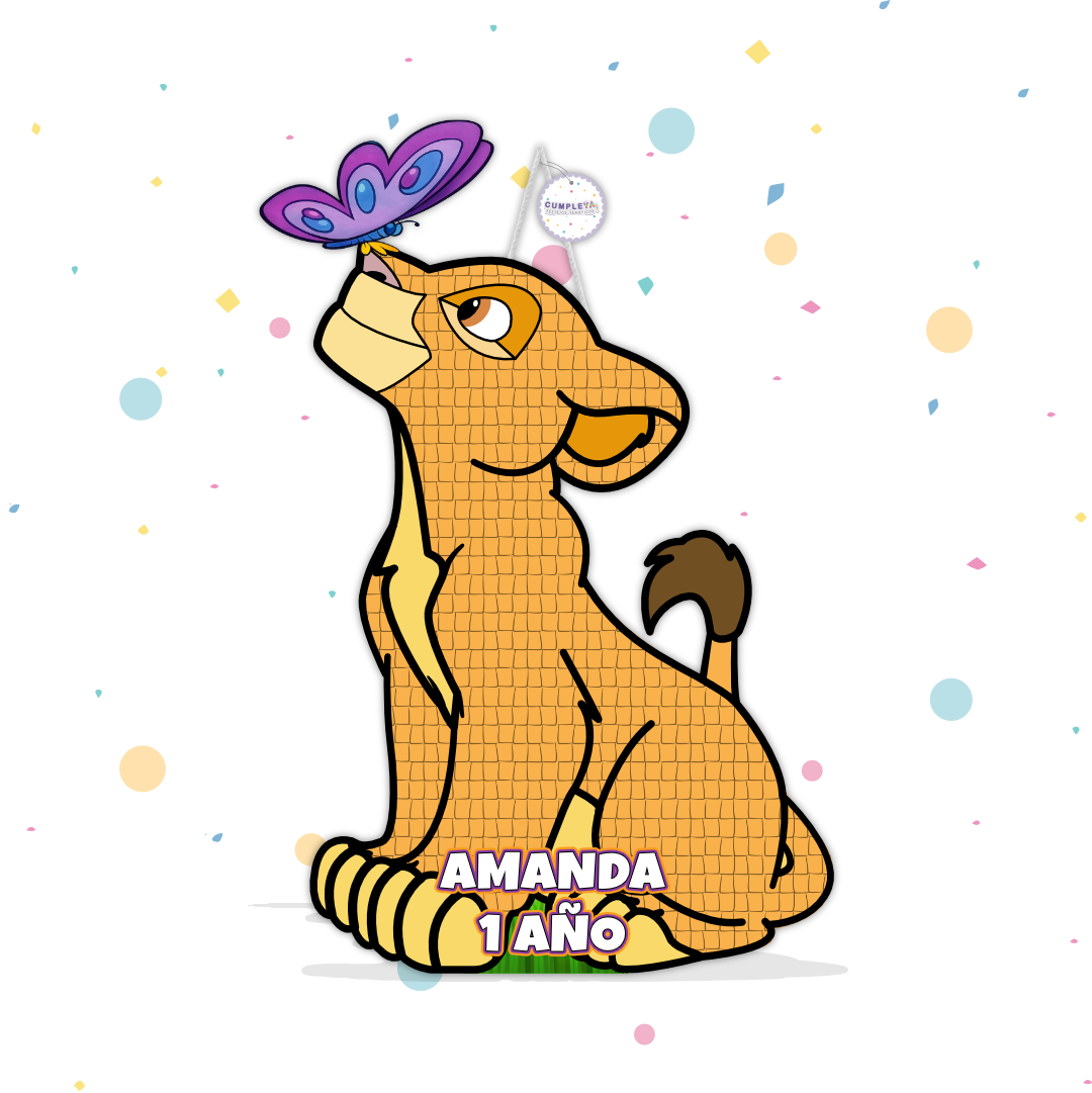 PIÑATA NALA REY LEON 60CM PREMIUM