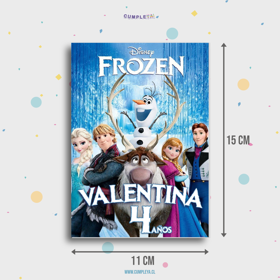 LIBRITO PARA COLOREAR FROZEN 8 PAGINAS 11X15CM