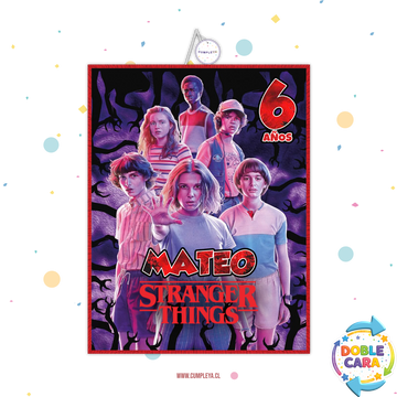PIÑATA 40 CM RECTANGULAR STRANGER THINGS