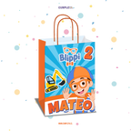 BOLSA SORPRESA 16 × 21 × 8 CM BLIPPI NIÑO