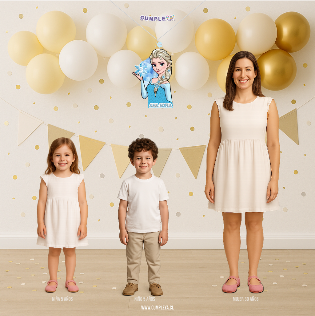 PIÑATA ELSA 40CM PREMIUM