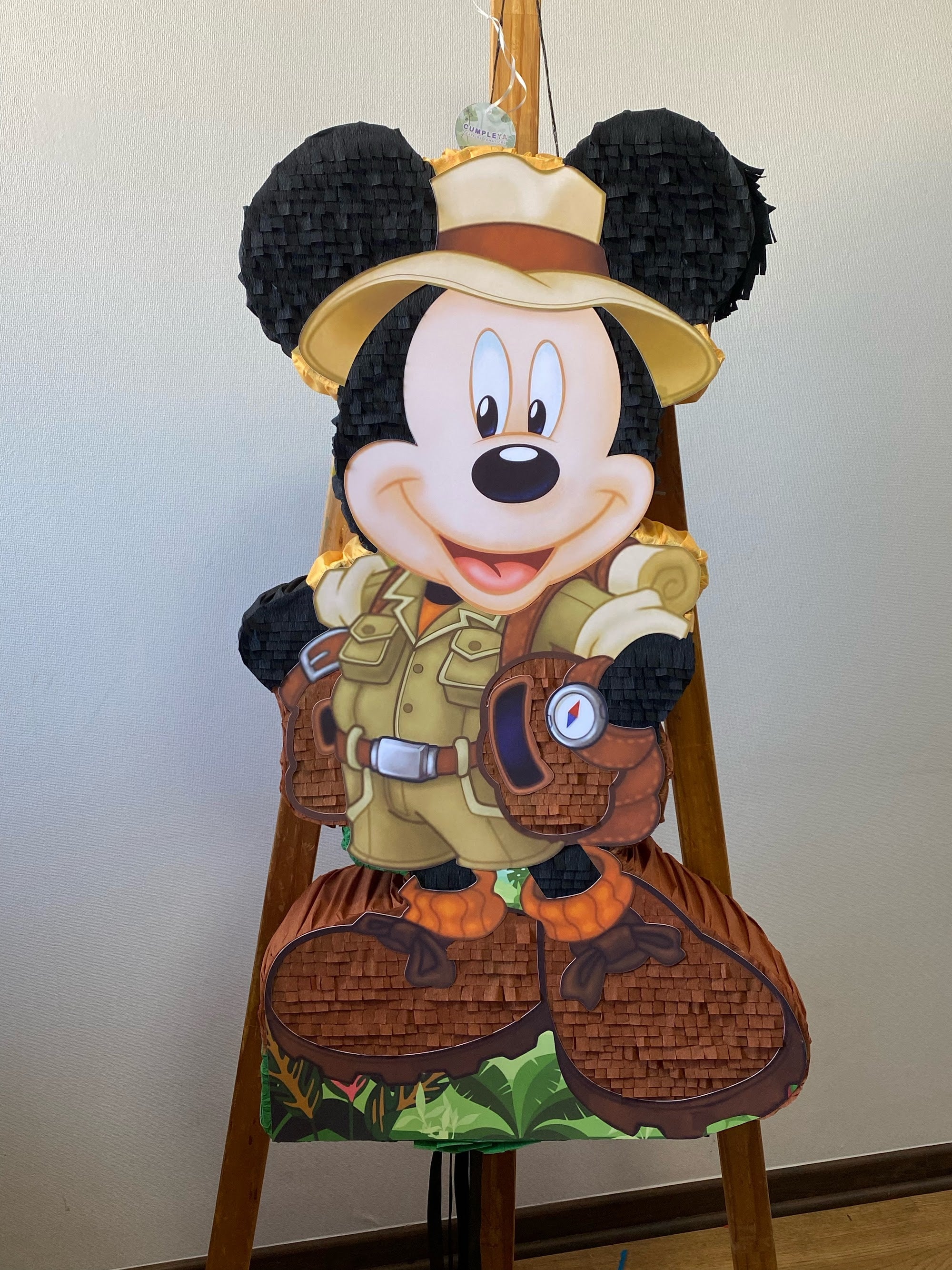 PIÑATA MICKEY SAFARI 60CM PREMIUM