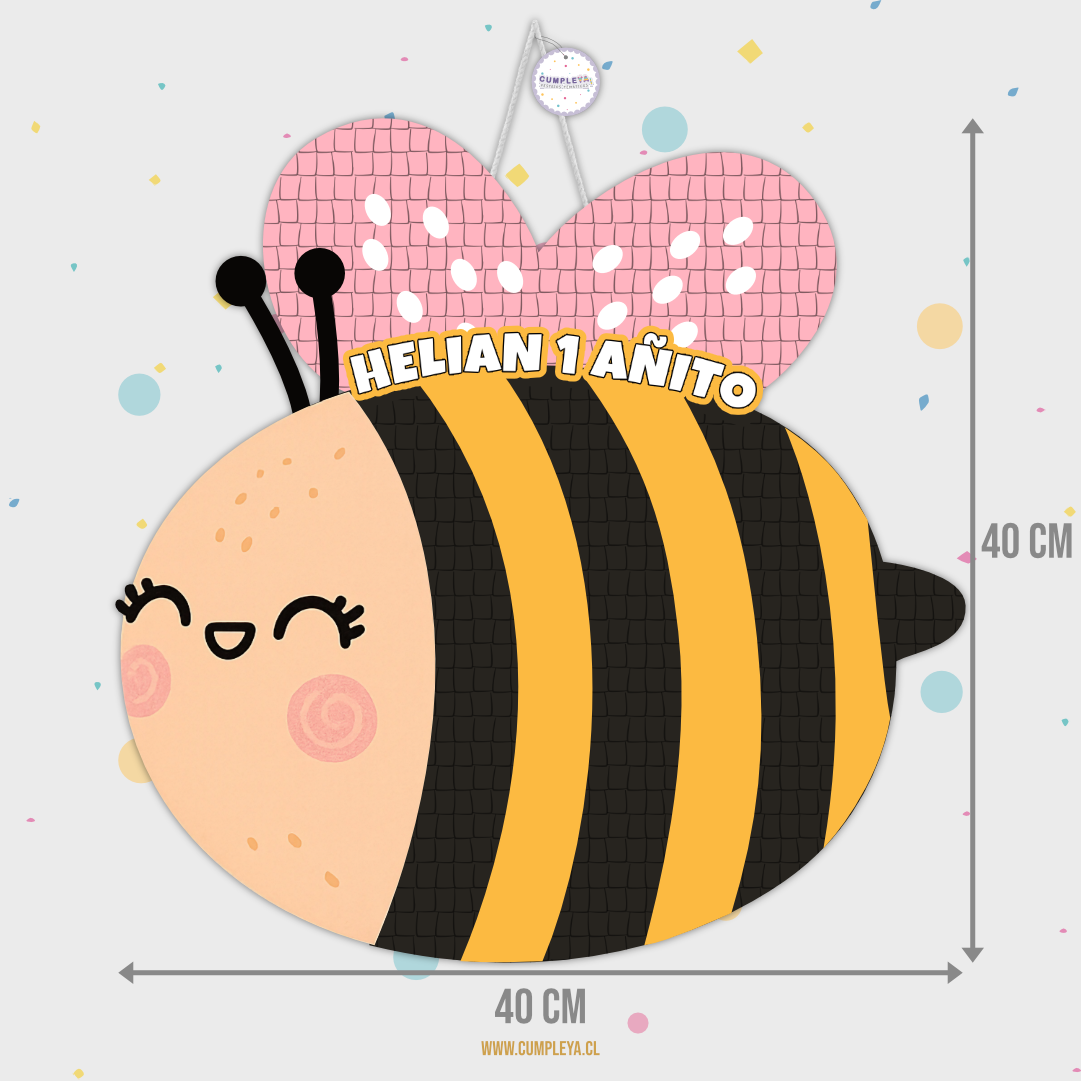PIÑATA ABEJITA 40CM PREMIUM