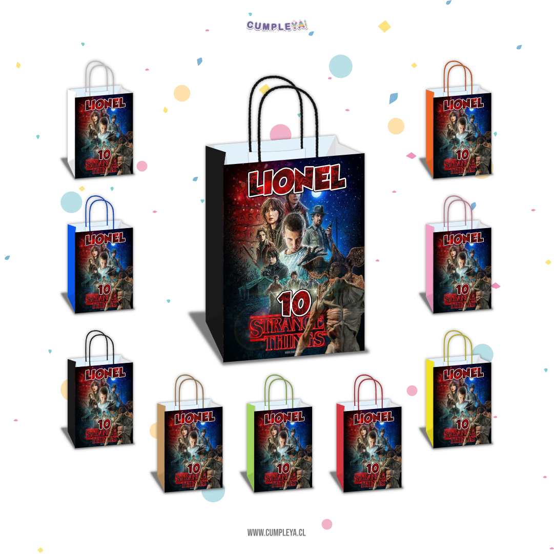 BOLSA SORPRESA 16 × 21 × 8 CM STRANGER THINGS