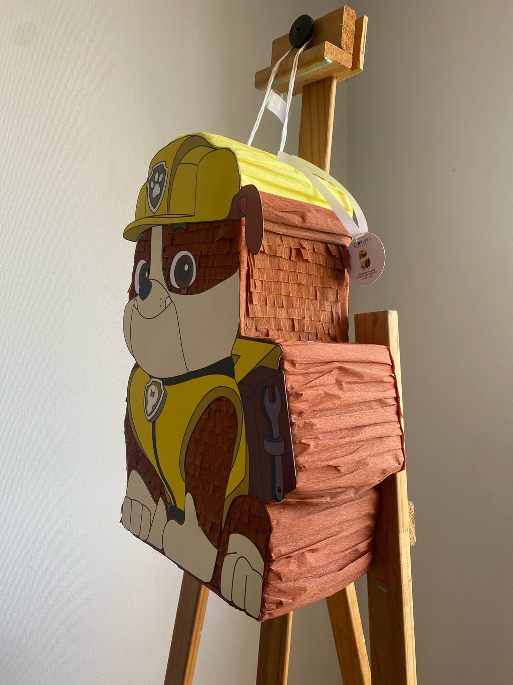 PIÑATA RUBBLE DE PAW PATROL 40CM PREMIUM