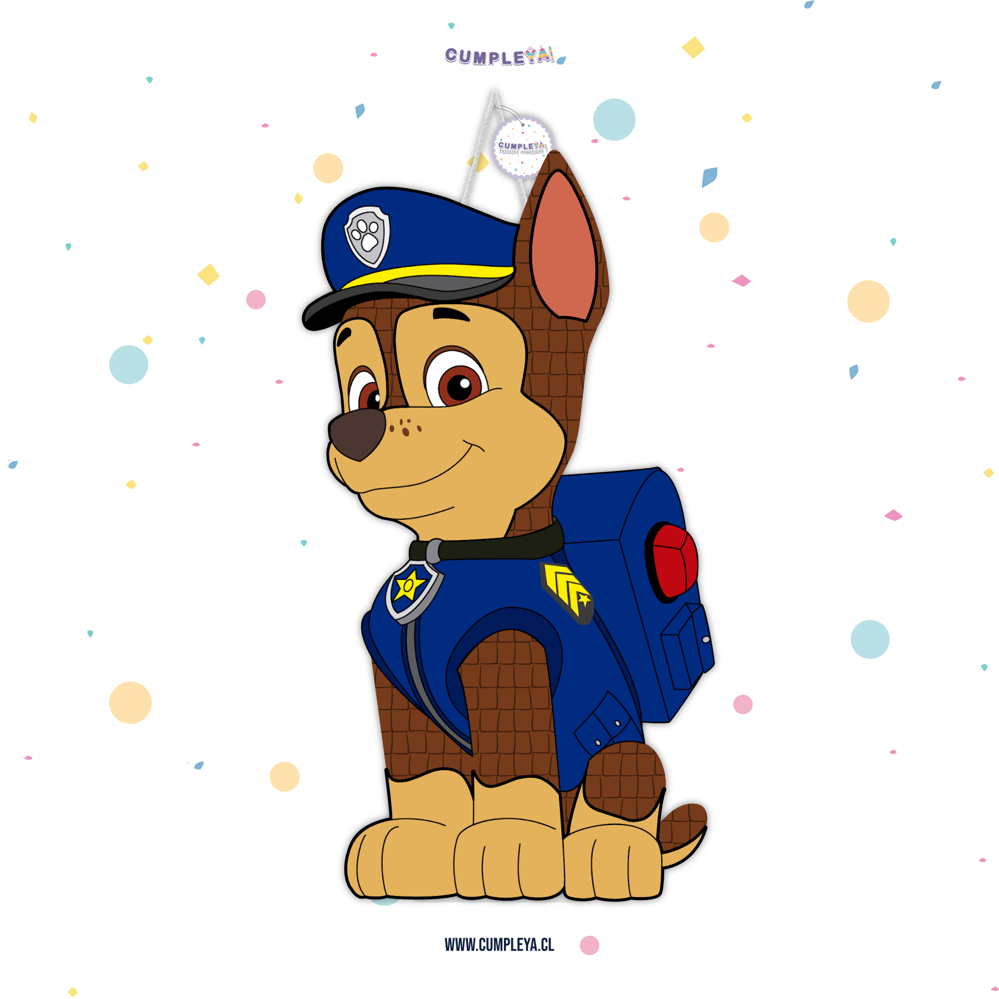 PIÑATA CHASE 40CM PREMIUM