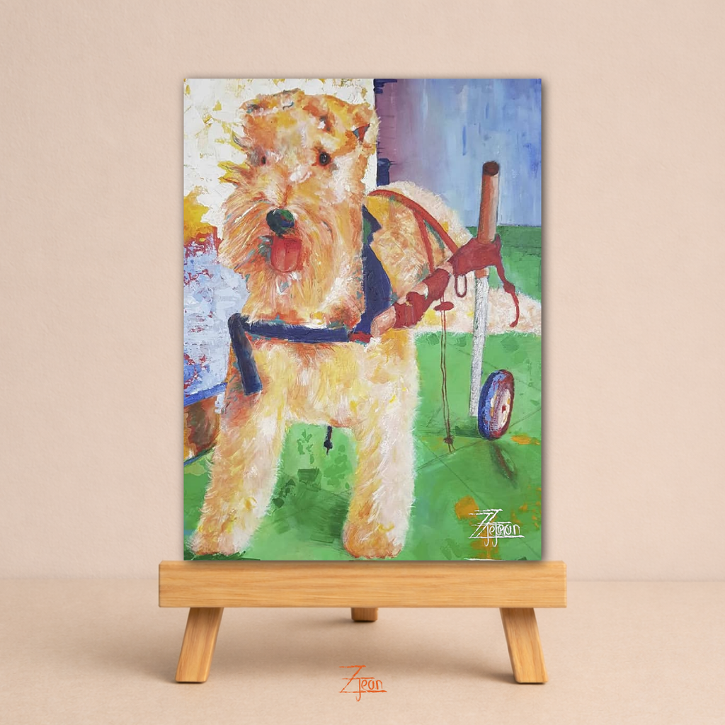 RETRATO PINTURA EN ACRÍLICO 50×60 CM SOBRE BASTIDOR