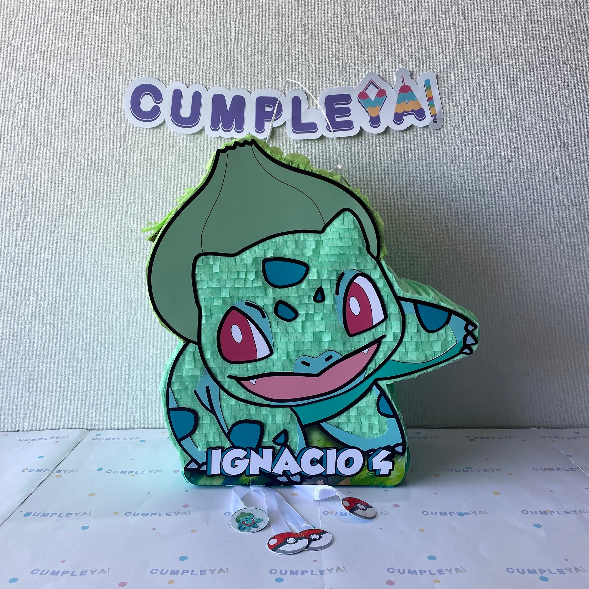 PIÑATA BULBASOUR 40CM PREMIUM