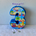 PIÑATA 40 CM NUMERO 3 NUMBERBLOCKS