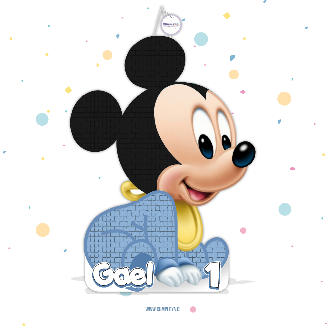 PIÑATA MICKY BEBE 60CM