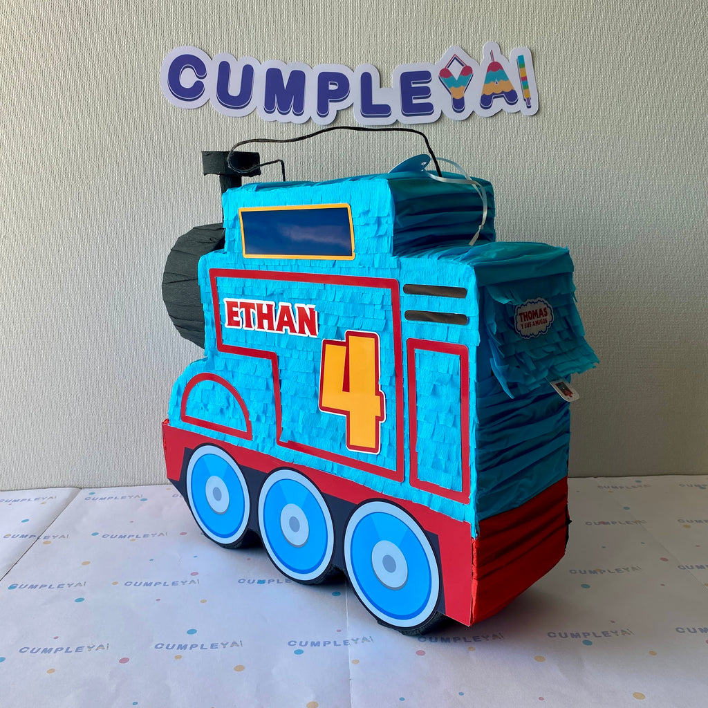 PIÑATA THOMAS EL TREN 40CM PREMIUM