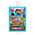 PIÑATA 40 CM RECTANGULAR MINECRAFT