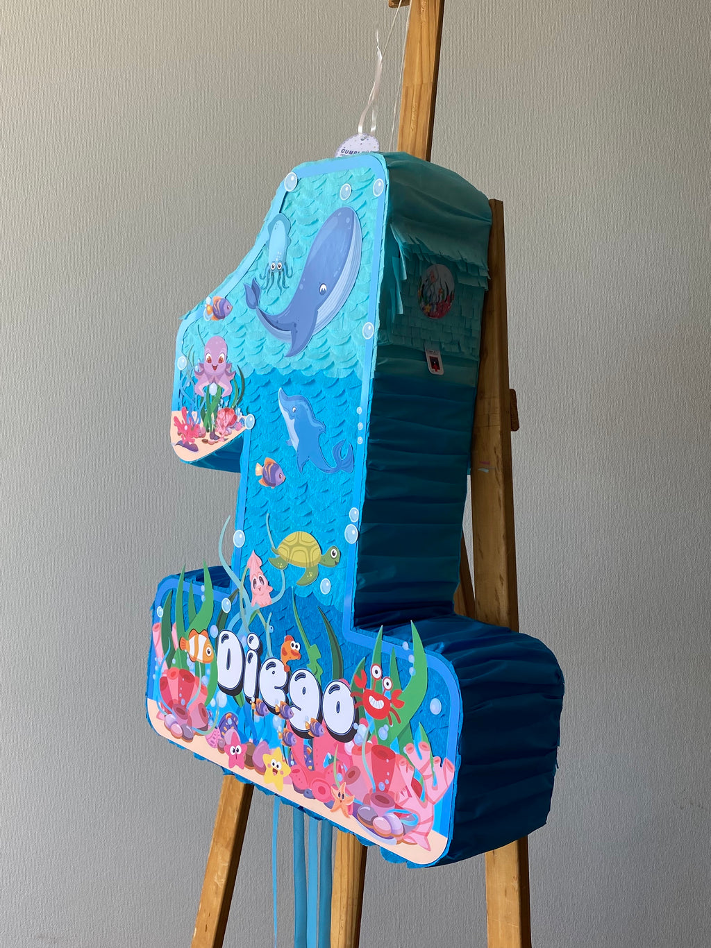 PIÑATA ANIMALITOS DEL MAR 60CM PREMIUM