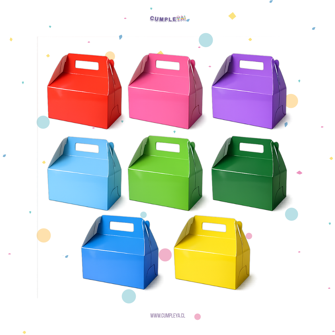 CAJA COTILLON TIPO MALETA 15X8X19CM UNICOLOR