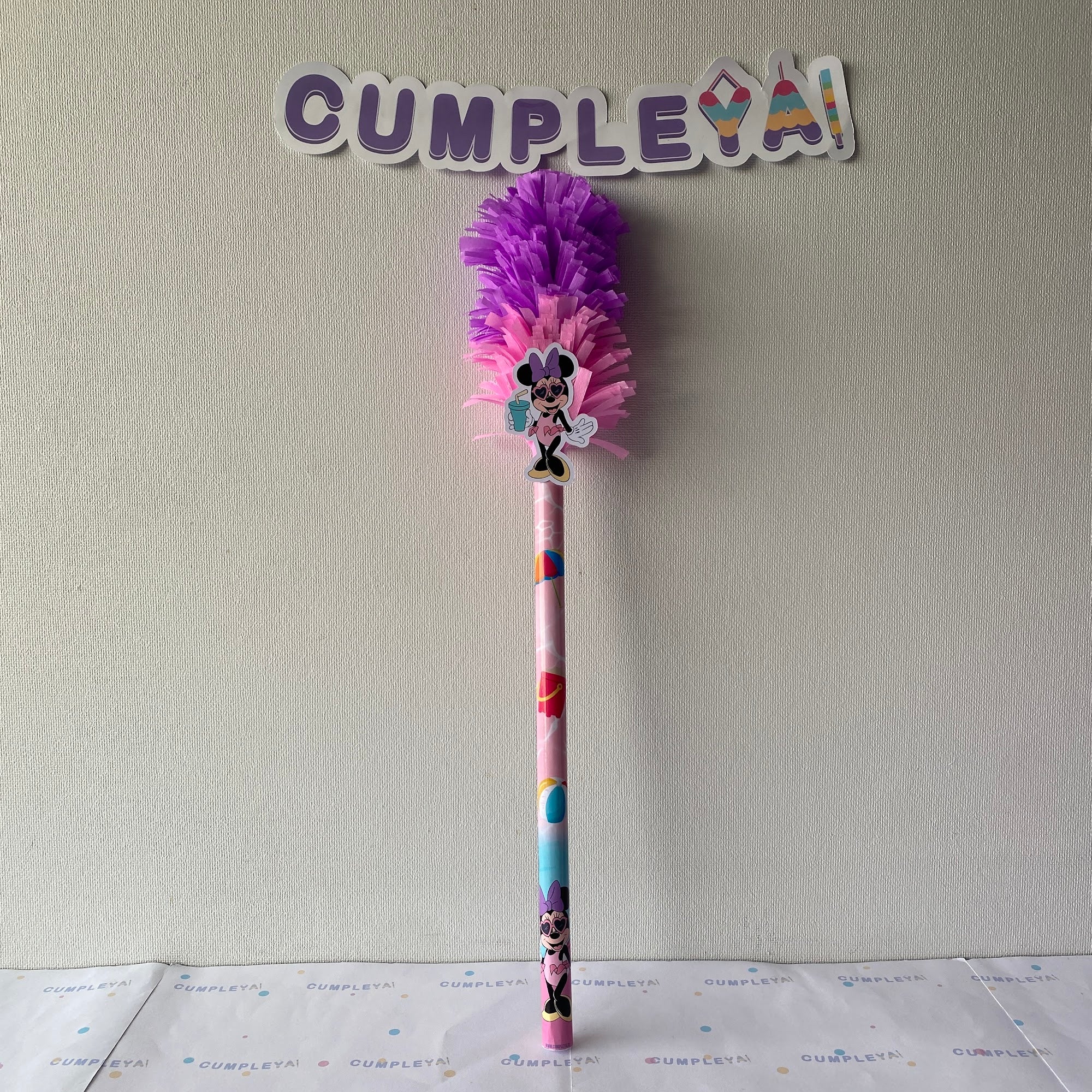 BASTÓN MINNIE MOUSE POOL PARA PIÑATA