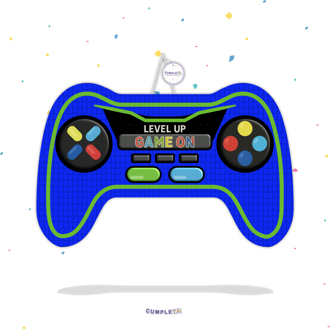 PIÑATA CONTROL VIDEO JUEGO 60CM PREMIUM