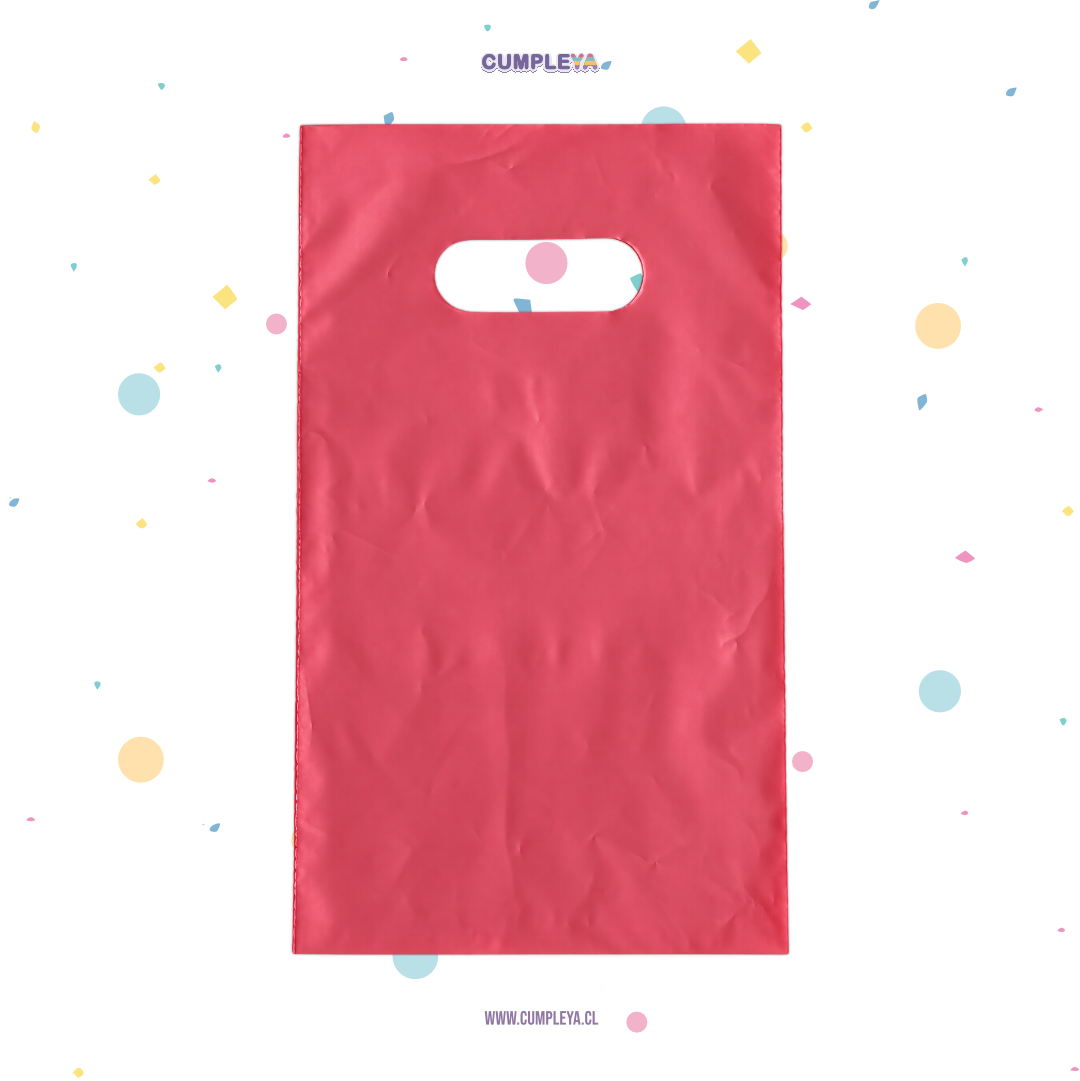 BOLSA PARA DULCES PACK 12 ROSA