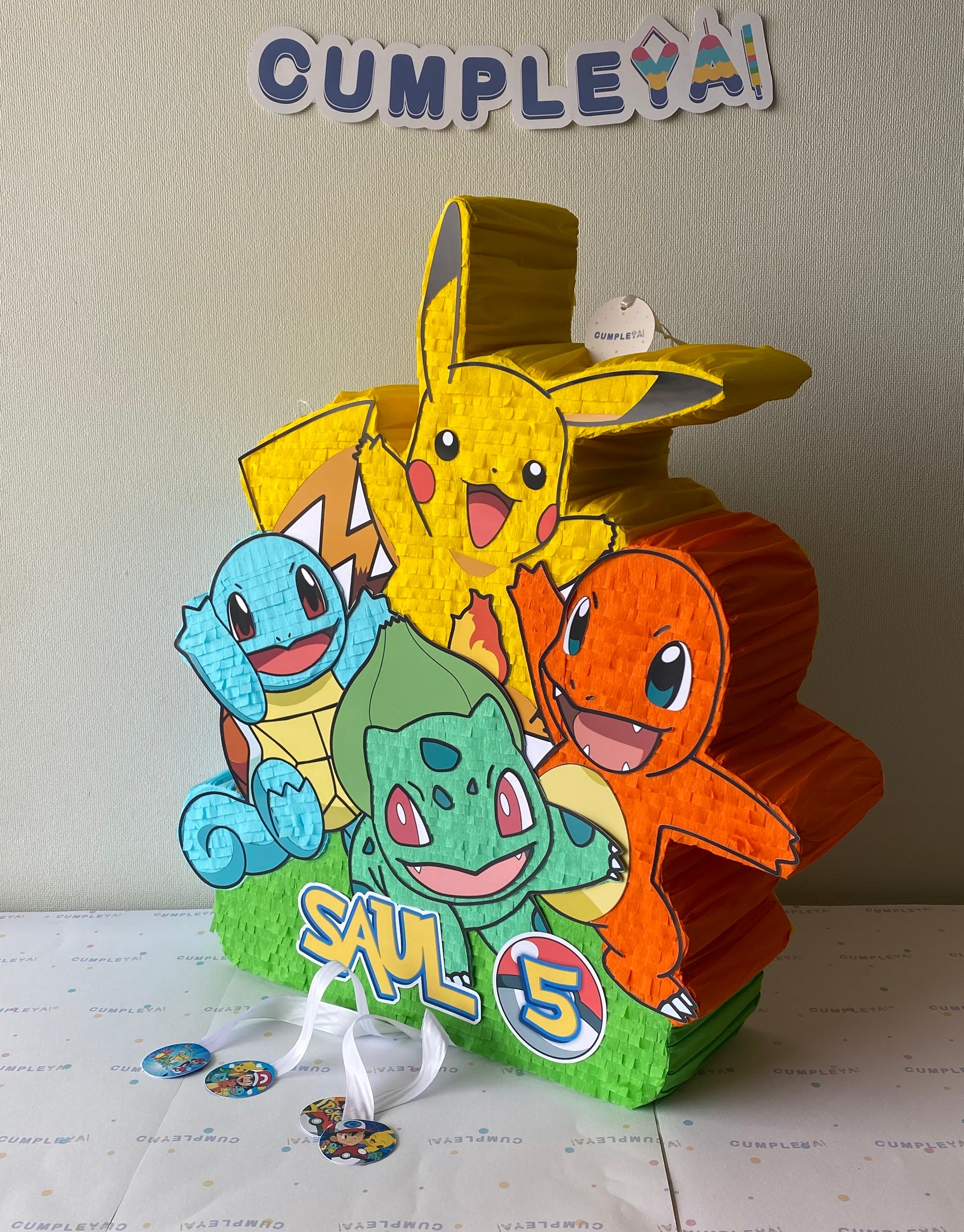 PIÑATA POKEMON 60CM PREMIUM