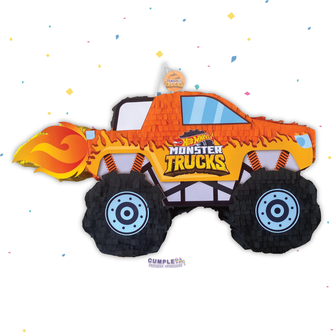 PIÑATA MONSTER TRUCK 40CM PREMIUM