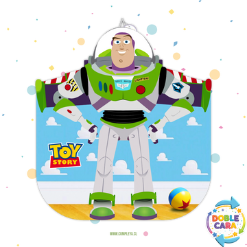 PIÑATA 40 CM BUZZ LIGHTYEAR CON NUMERO 6