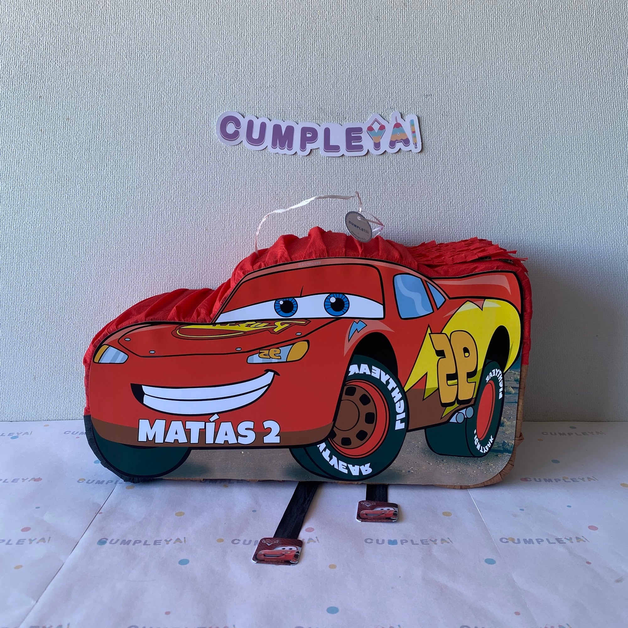 PIÑATA 40 CM RAYO MCQUEEN