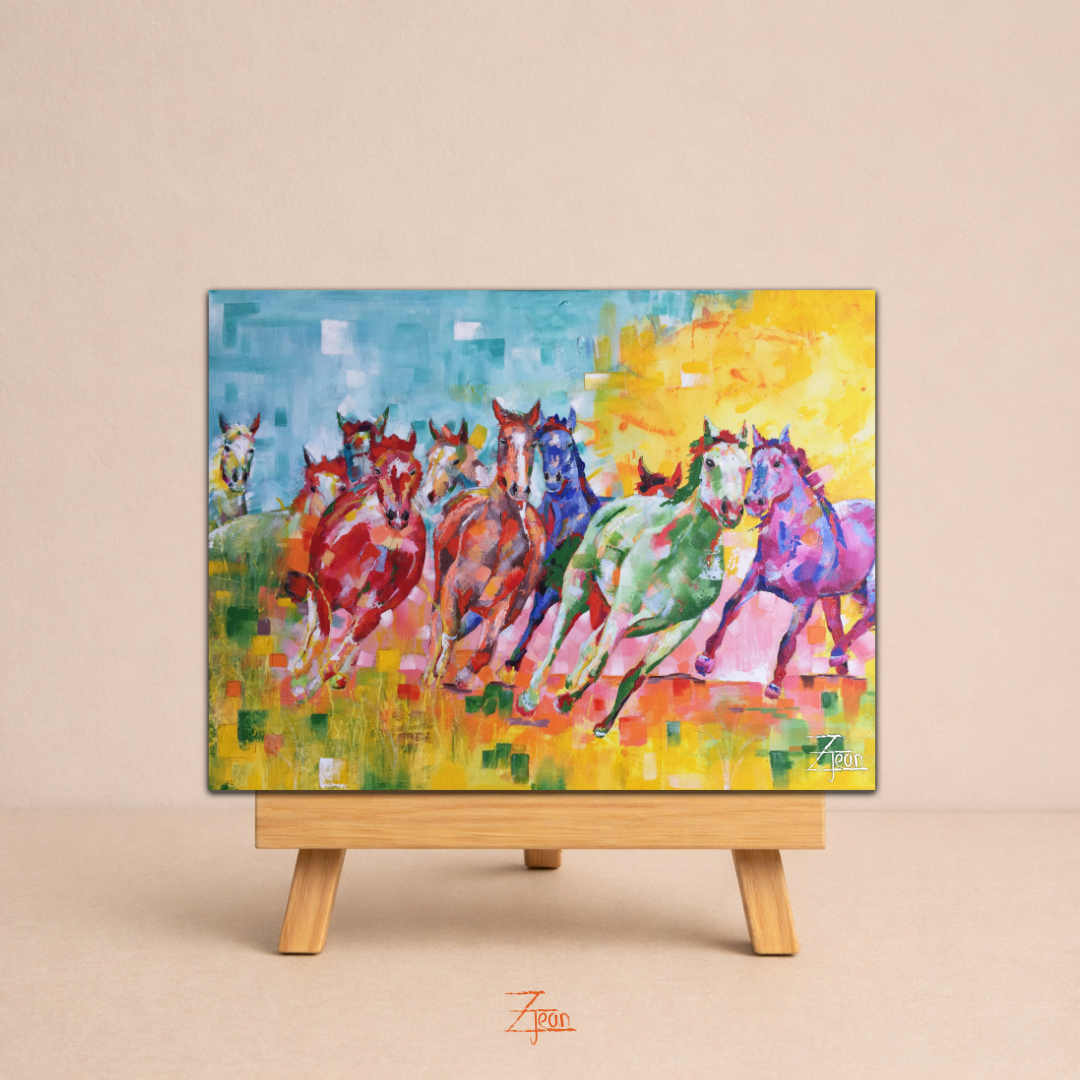 RETRATO PINTURA EN ACRÍLICO 30×40 CM SOBRE BASTIDOR