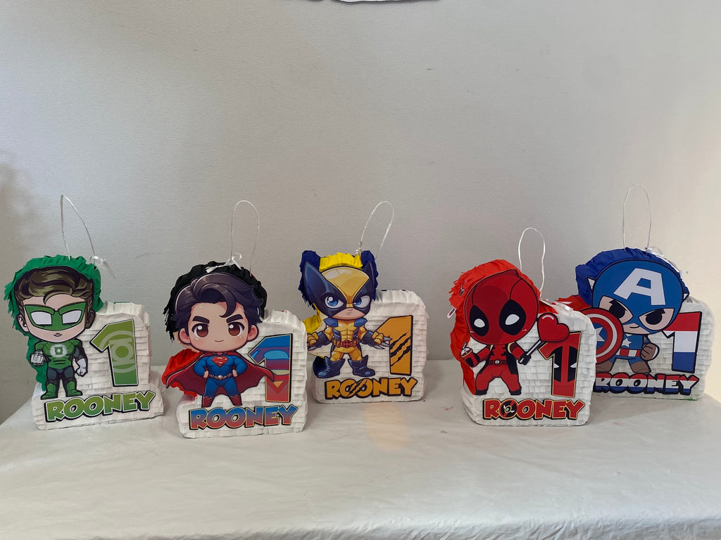 PIÑATA HULK Y BATMAN 60CM PREMIUM