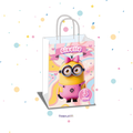 BOLSA SORPRESA 16 × 21 × 8 CM MINIONS ROSA