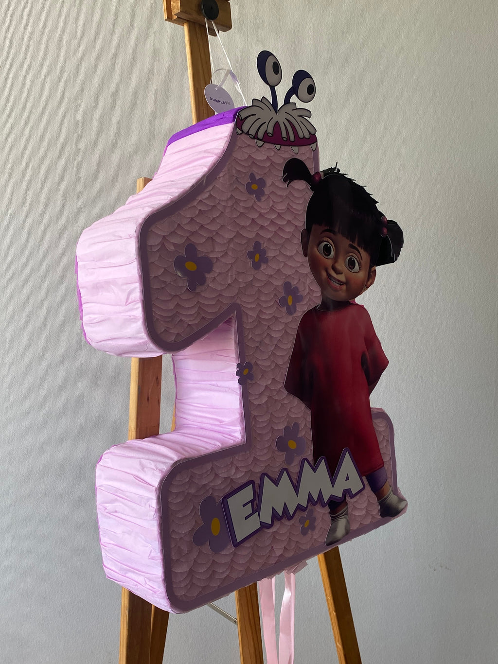 PIÑATA NÚMERO 1 BOO MONSTER INC 60CM PREMIUM