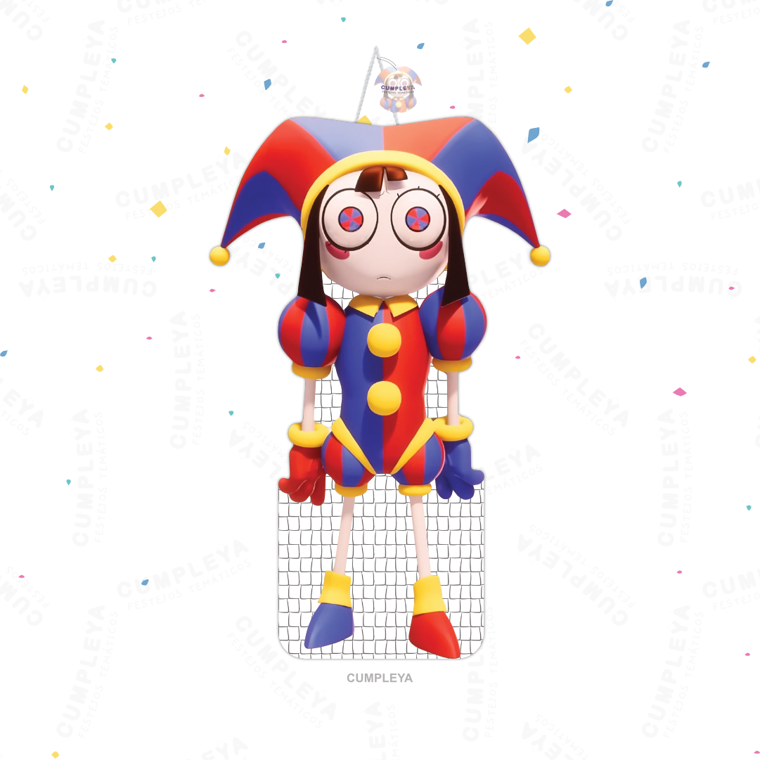 PIÑATA POMNI CIRCO DIGITAL 40CM PREMIUM