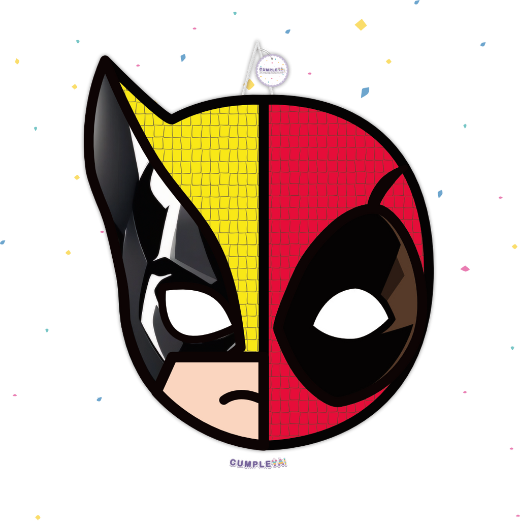 PIÑATA WOLVERINE Y DEADPOOL 40CM PREMIUM
