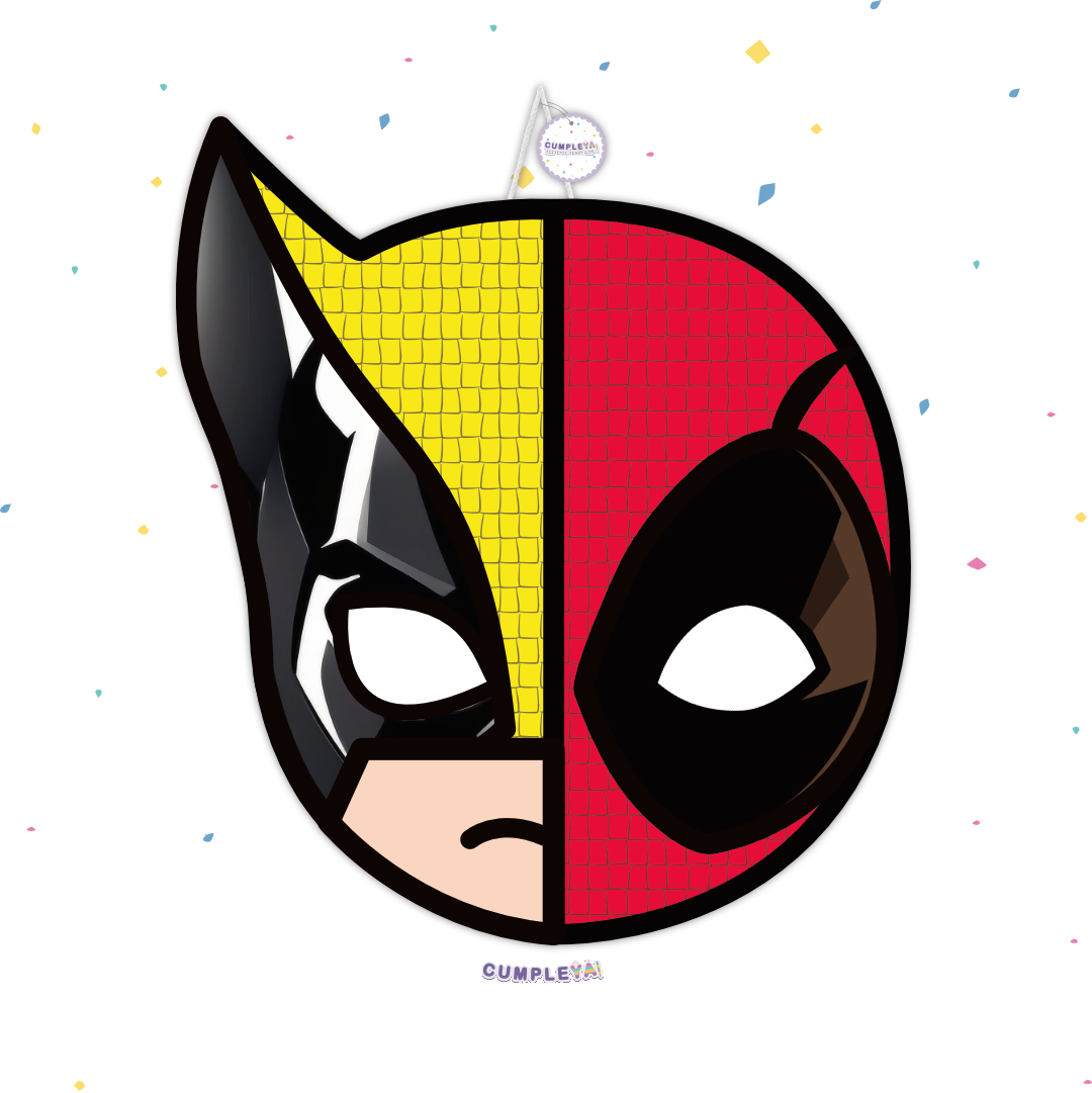 PIÑATA WOLVERINE Y DEADPOOL 40CM PREMIUM