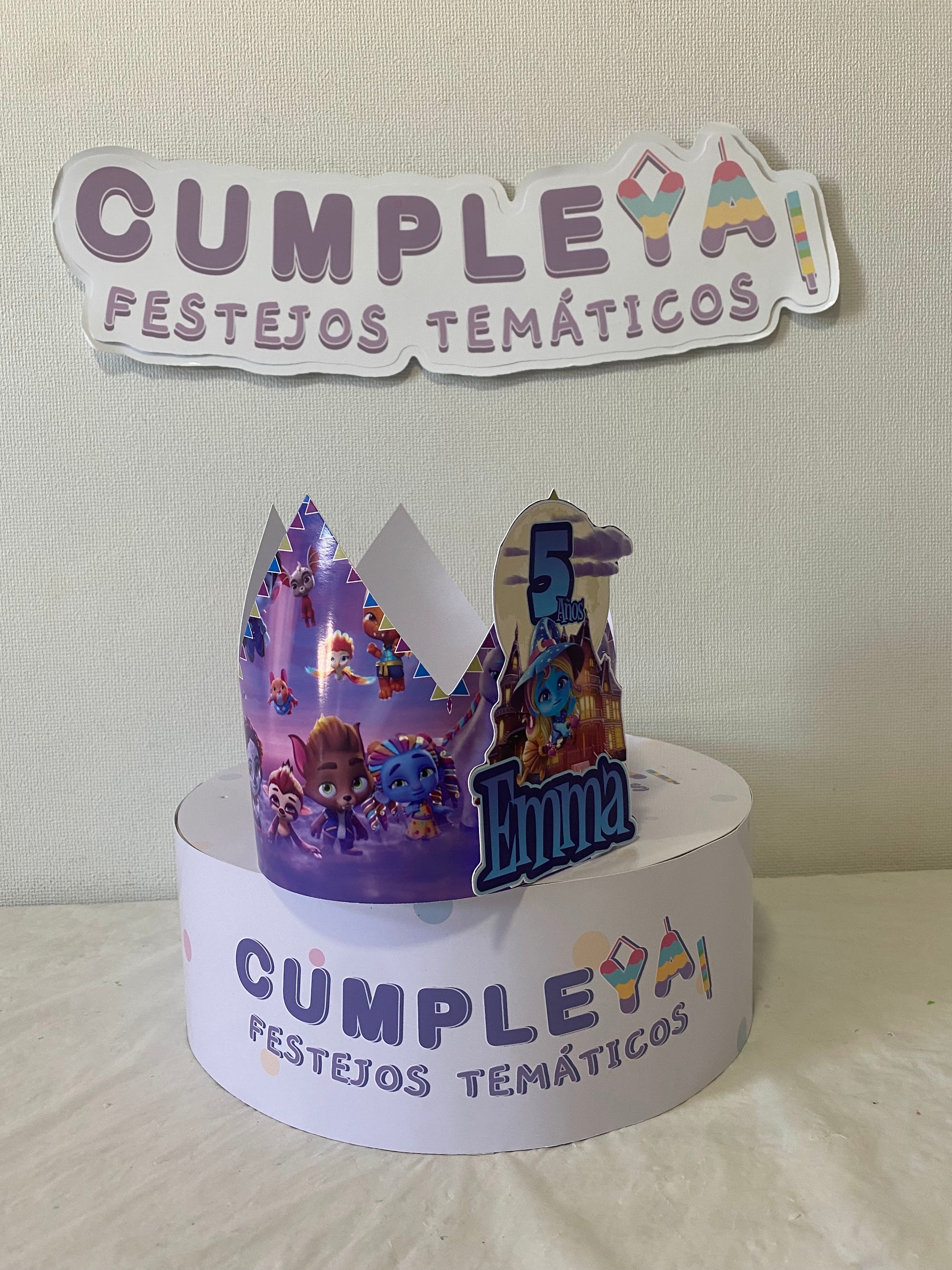 CORONA SUPERMONSTRUOS 62X14CM