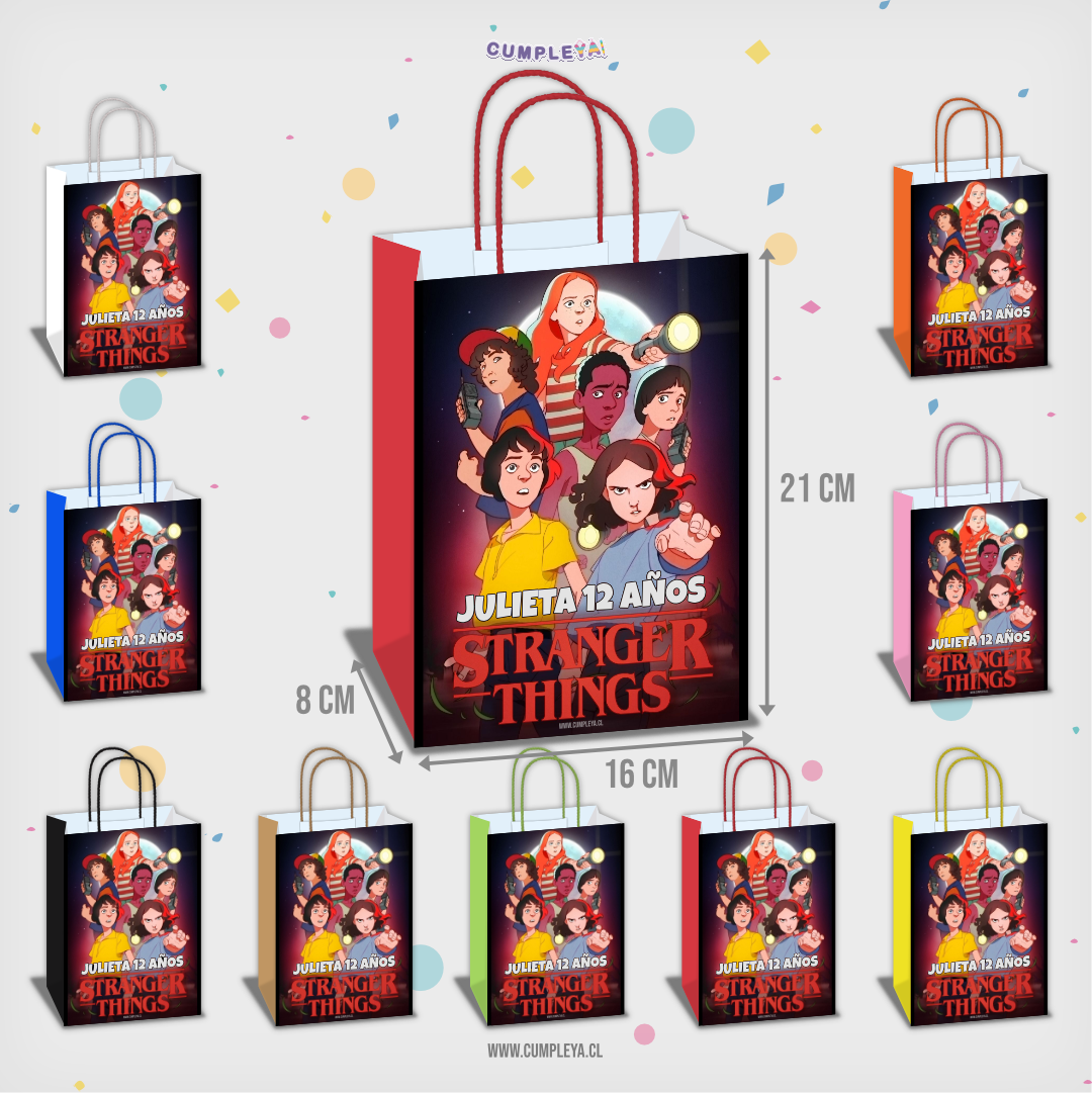 BOLSA SORPRESA 16 × 21 × 8 CM STRANGER THINGS ANIMADA