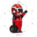 PIÑATA 60 CM PILOTO CARRERAS