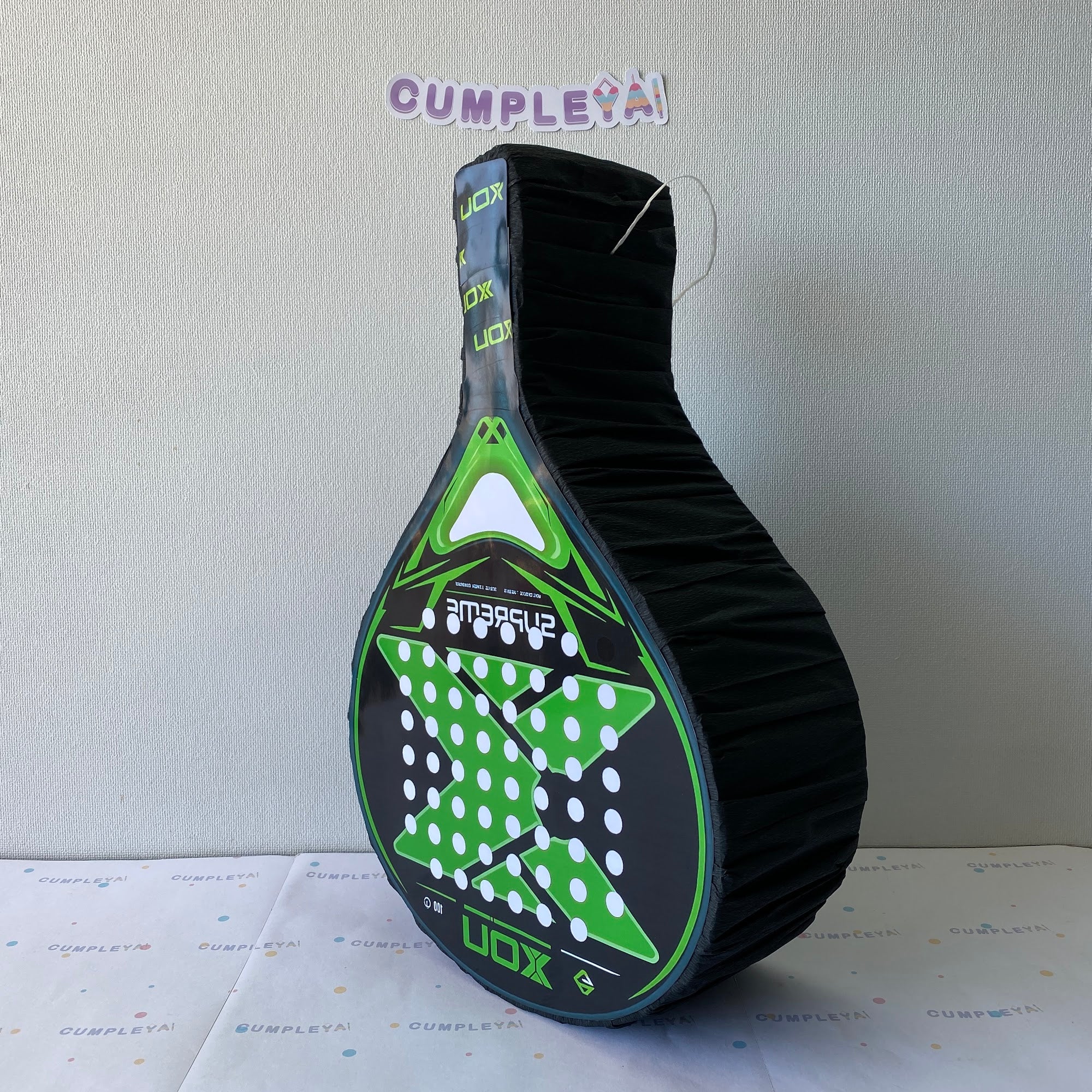 PIÑATA 40 CM PALA PADEL VERDE