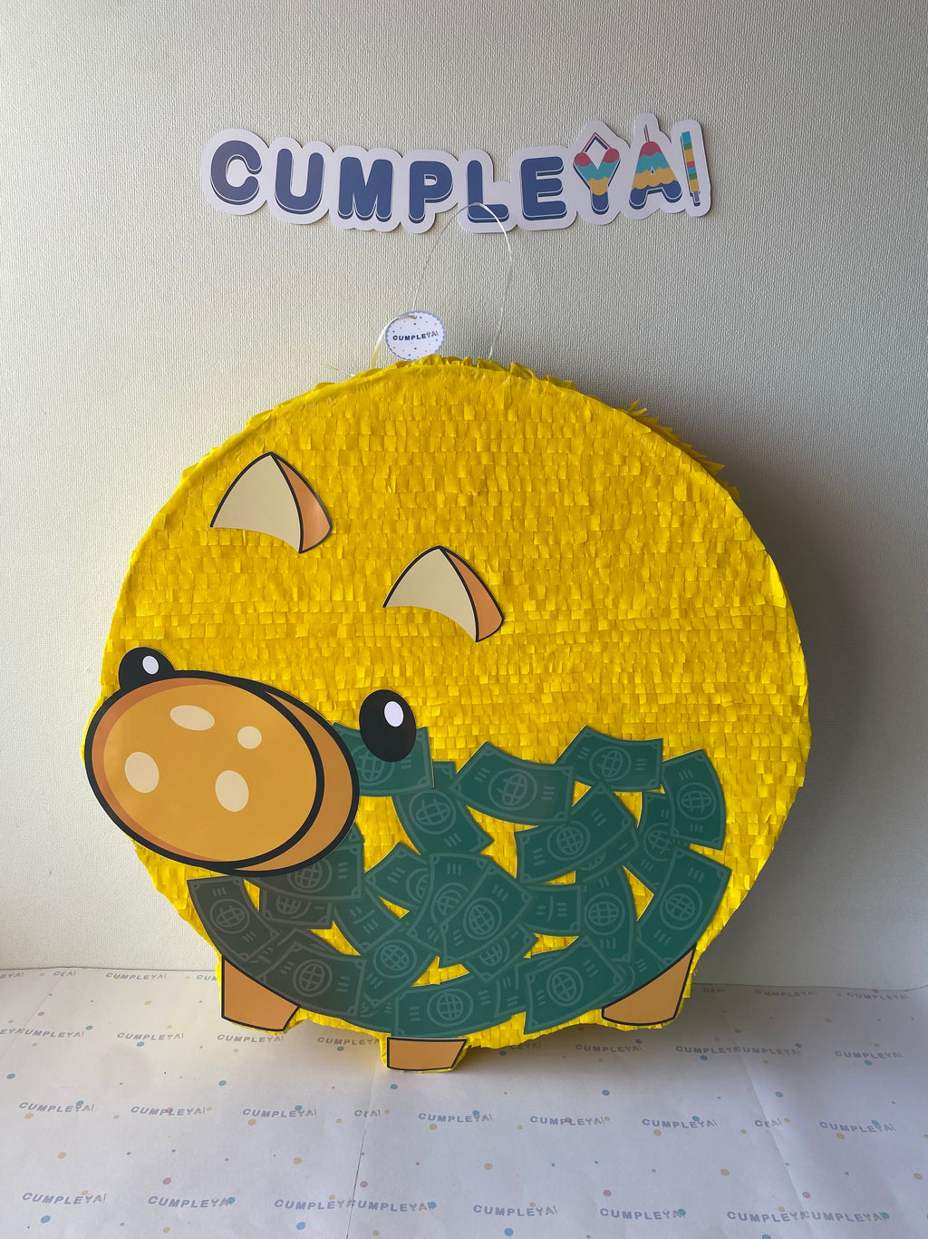 PIÑATA CERDO JUEGO DEL CALAMAR 60CM PREMIUM