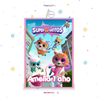 PIÑATA 40 CM RECTANGULAR SUPERGATITOS
