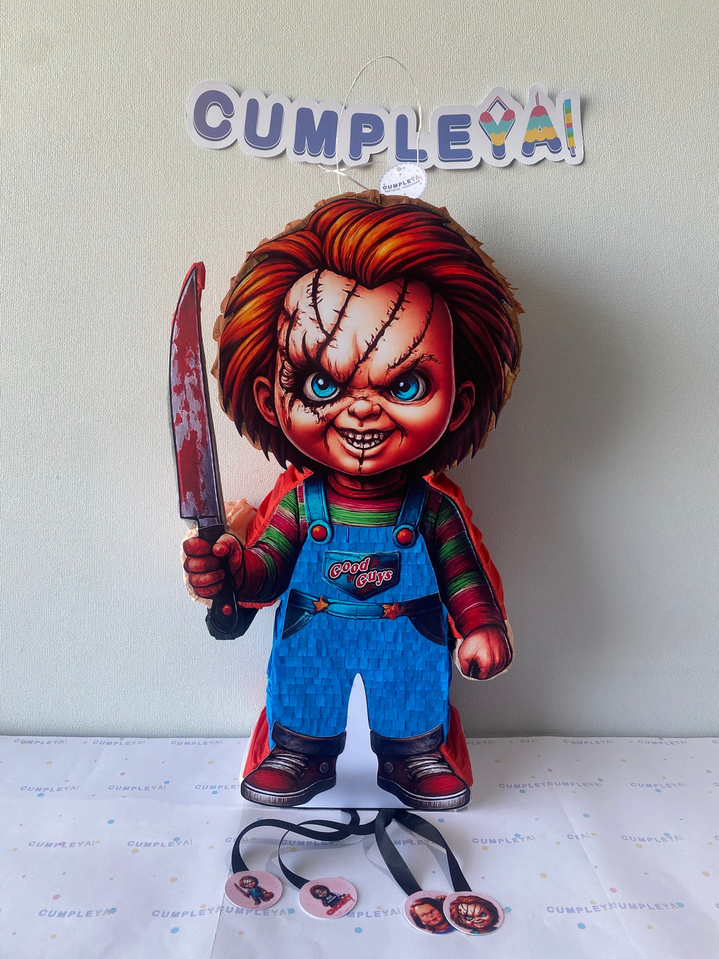 PIÑATA CHUKY 60CM PREMIUM