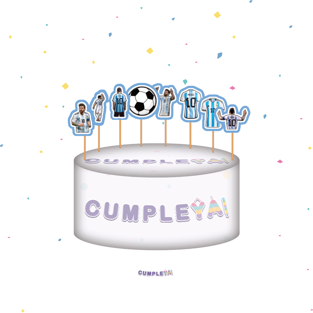 TOPPER MESSI 6CM SET 8U