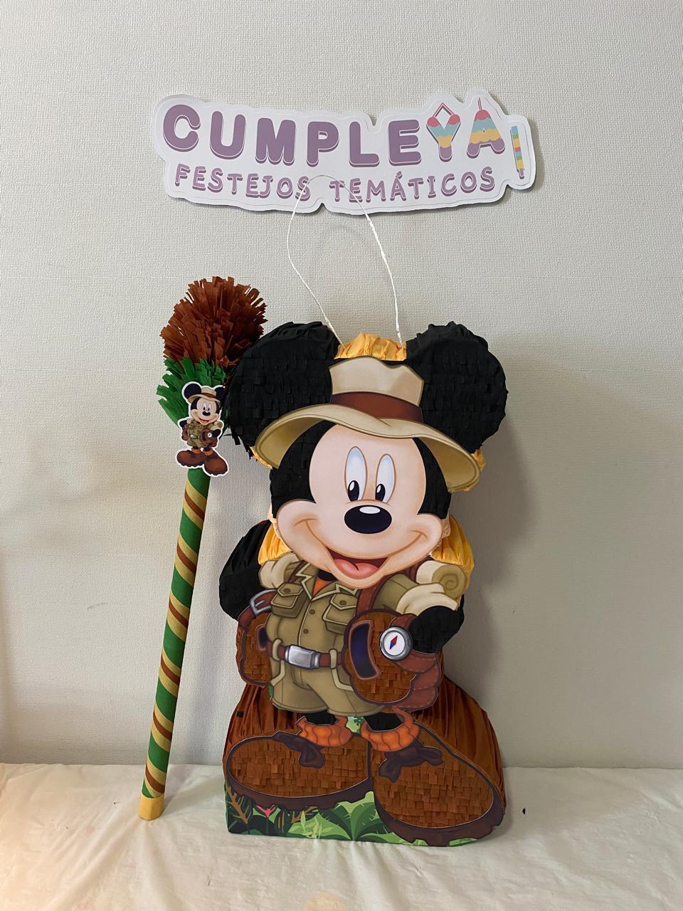 PIÑATA MICKEY SAFARI 60CM PREMIUM